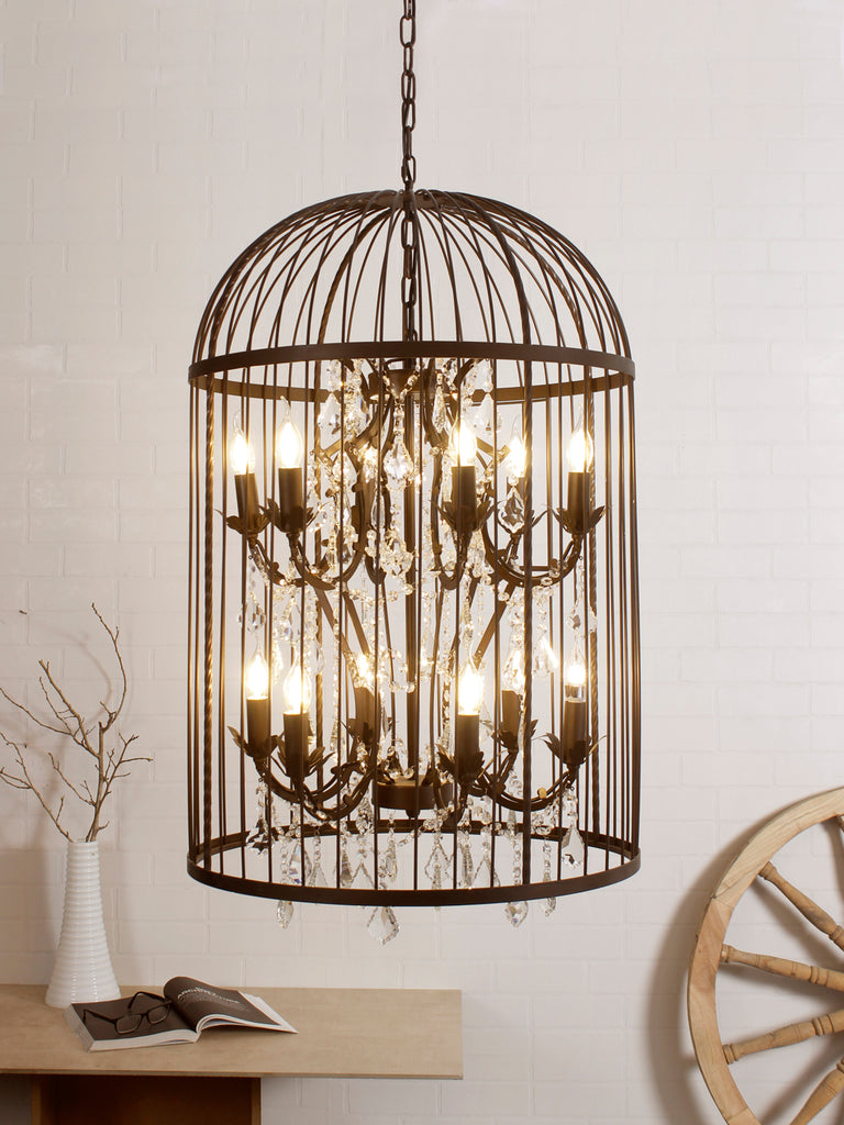 Birdcage Traditional Pendant Lamp | Buy Luxury Hanging Lights Online India