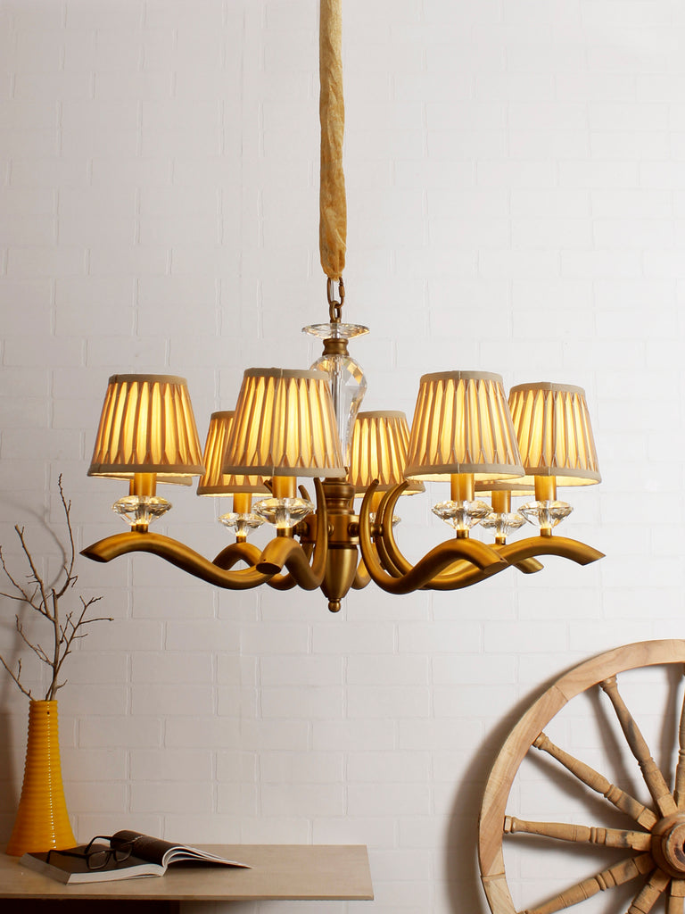 Fabel 8-Lamp Traditional Chandelier | Buy Luxury Chandeliers Online India