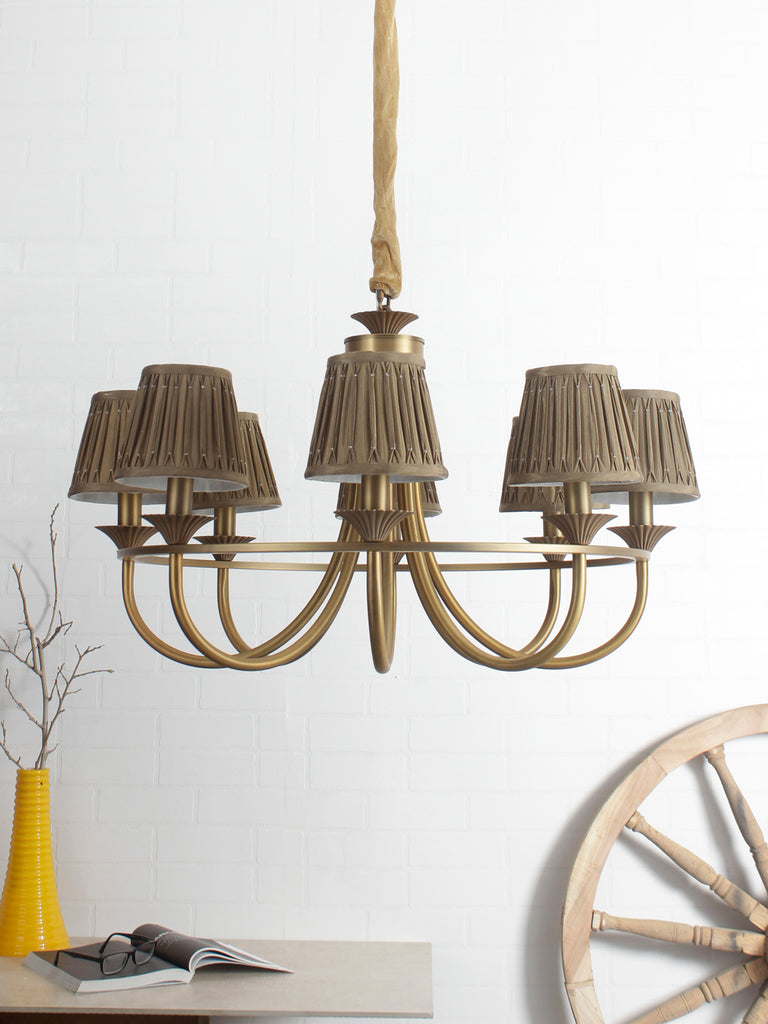 Rubel 8-Lamp Traditional Chandelier | Buy Luxury Chandeliers Online India