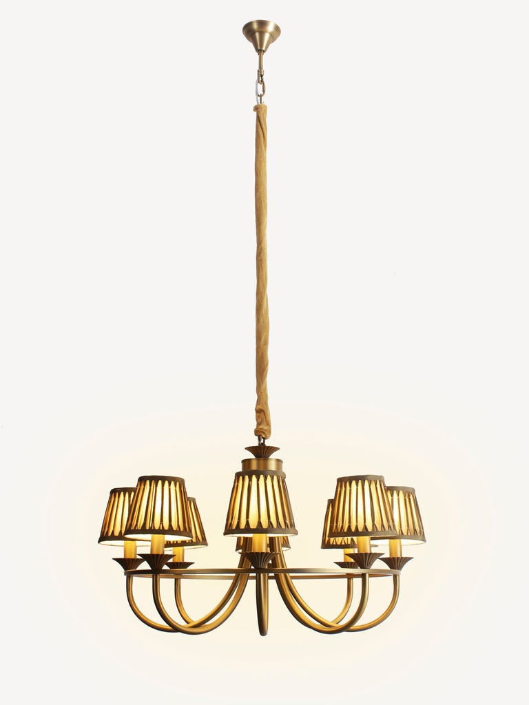 Rubel 8-Lamp Traditional Chandelier | Buy Luxury Chandeliers Online India