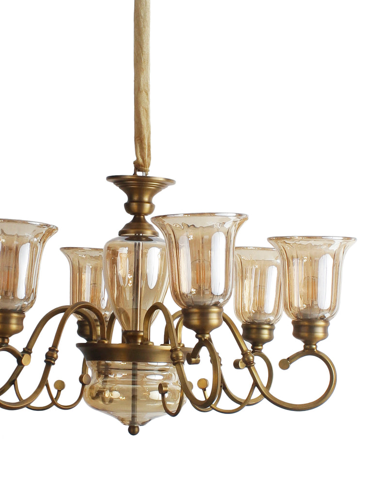 Mabel 6-Lamp Traditional Chandelier | Buy Luxury Chandeliers Online India
