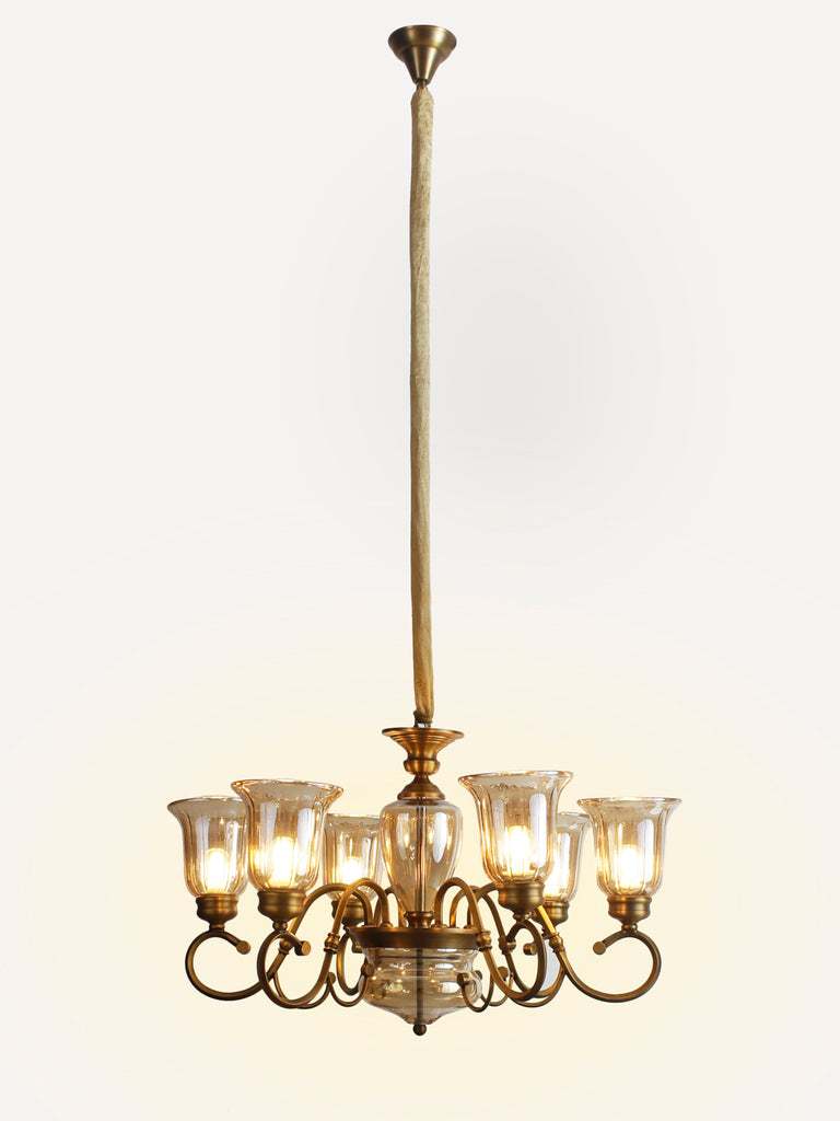 Mabel 6-Lamp Traditional Chandelier | Buy Luxury Chandeliers Online India