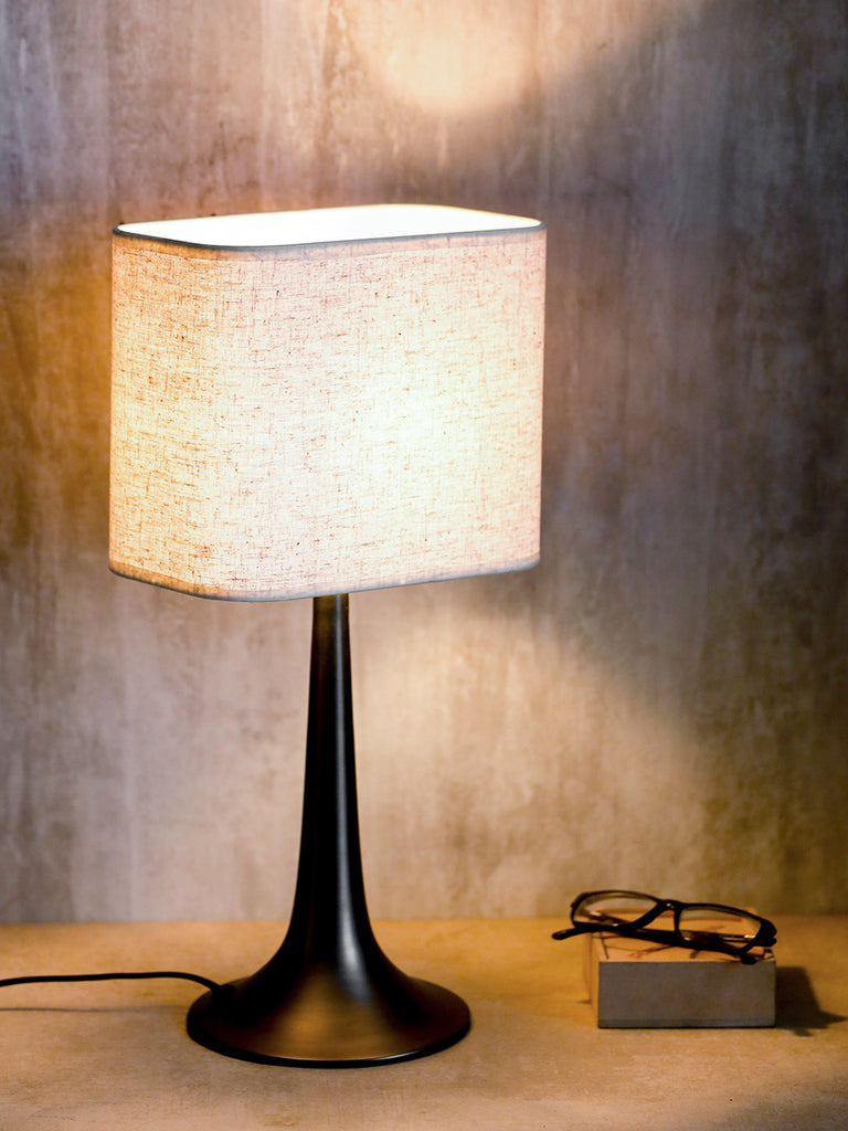 Monero Black Contemporary Table Lamp | Buy Luxury Table Lamps Online India
