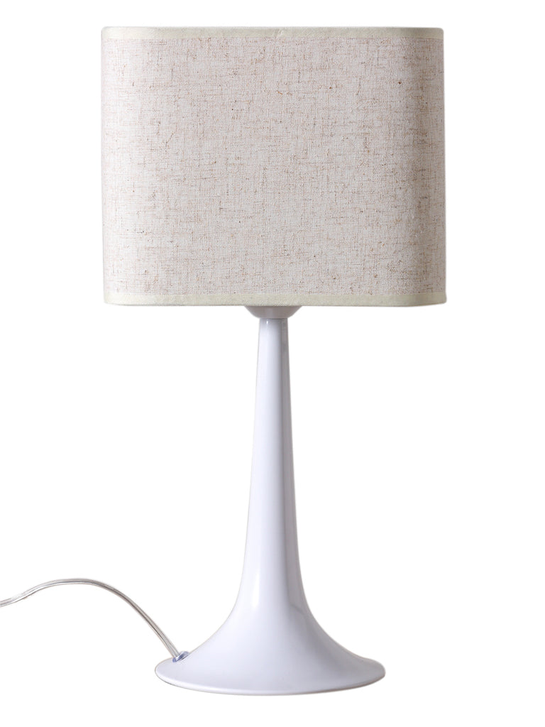 Monero White Contemporary Table Lamp | Buy Luxury Table Lamps Online India