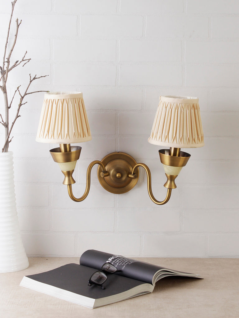 Sabel 2-Lamp Traditional Wall Lamp | Buy Luxury Wall Light Online India