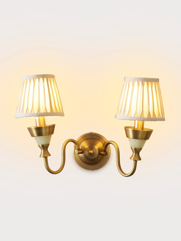 Sabel 2-Lamp Traditional Wall Lamp | Buy Luxury Wall Light Online India