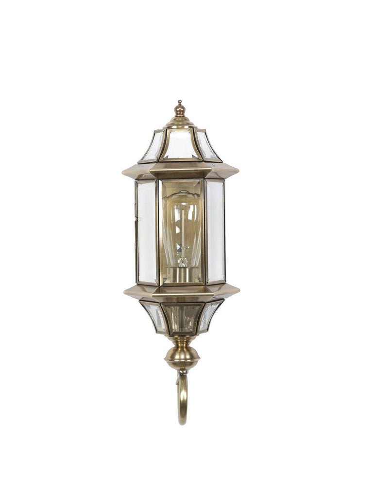 Waden Lantern Gold Wall Lamp | Buy Vintage Wall Light Online India