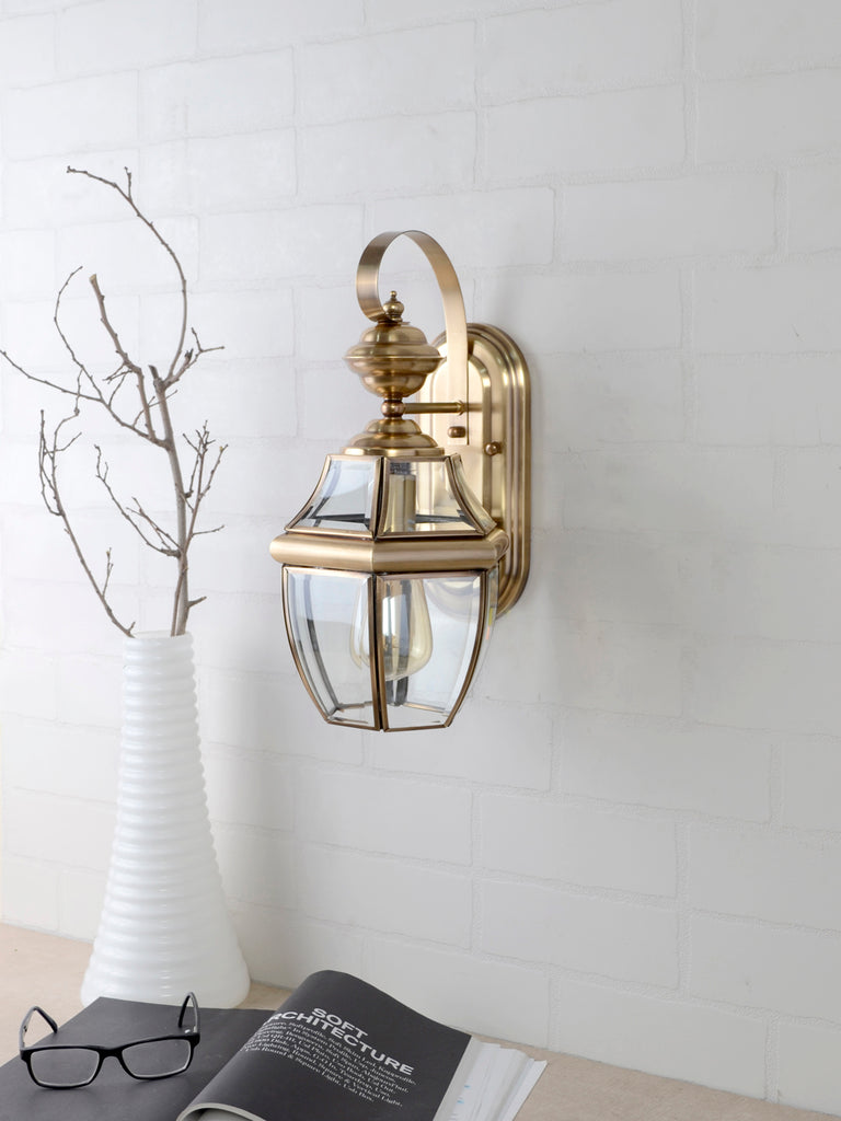 Jaden Gold Wall Lamp | Buy Traditional Wall Light Online India