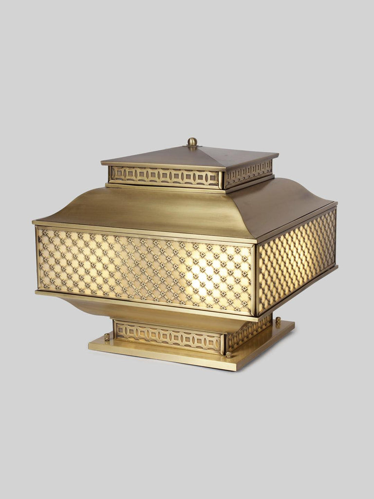 Torenzo Gold Outdoor Post Light | Buy Outdoor Post Lights Online India