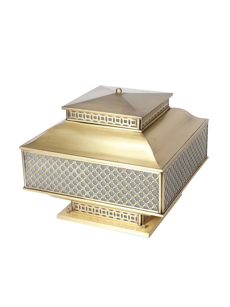 Torenzo Gold Outdoor Post Light | Buy Outdoor Post Lights Online India