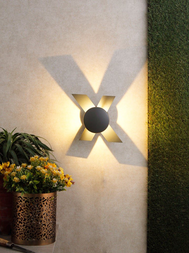 Cross LED Outdoor Wall Light | Buy LED Outdoor Lights Online India