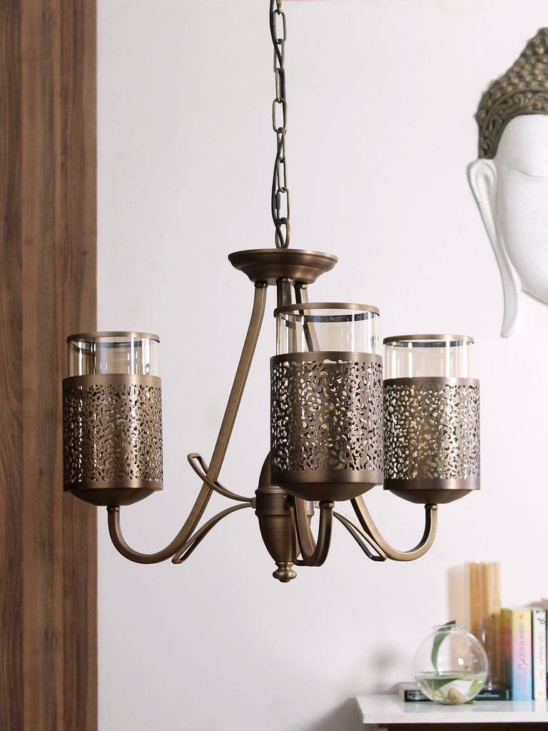 Serville 3-Lamp Vintage Chandelier Buy Luxury Chandeliers Online India