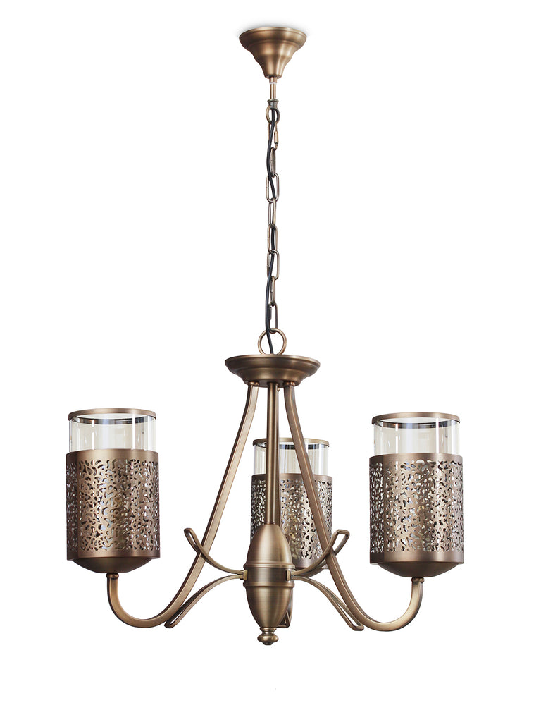 Serville 3-Lamp Vintage Chandelier Buy Luxury Chandeliers Online India