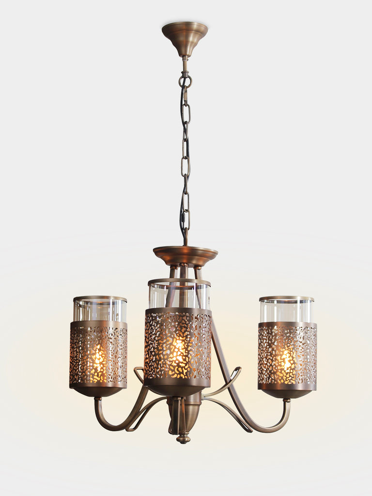 Serville 3-Lamp Vintage Chandelier Buy Luxury Chandeliers Online India
