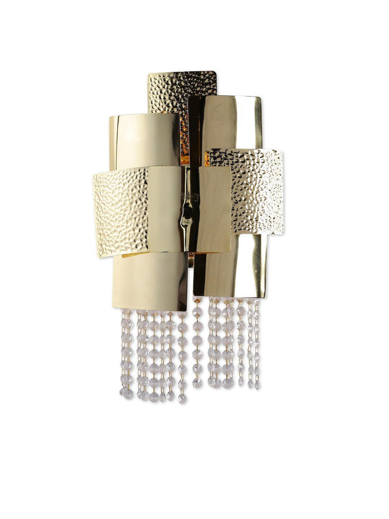 Ellie Gold Crystal Wall Light | Buy Crystal Wall Lights Online India