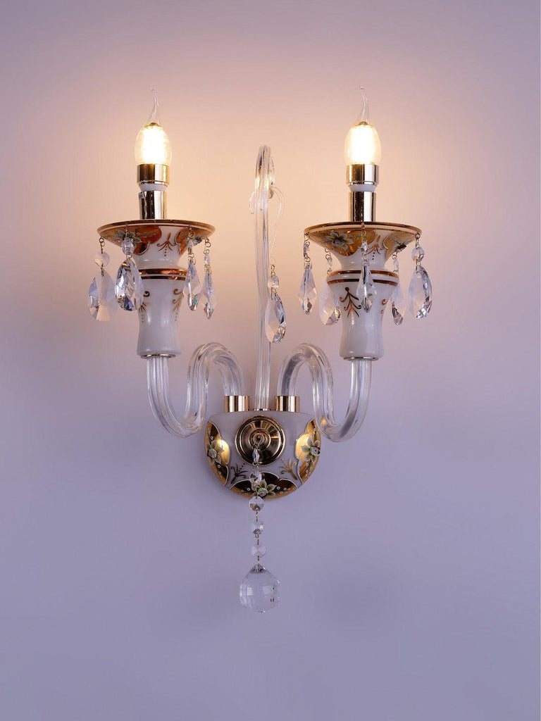 Hendrick Traditional Gold Wall Lamp | Buy Classic Wall Light Online India