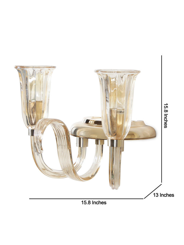 Treple Crystal Wall Lamp| Buy Luxury Wall Lights Online India