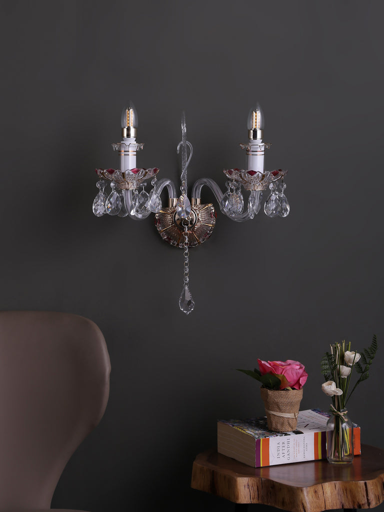 Fedrick Traditional Gold Wall Lamp | Buy Classic Wall Light Online India