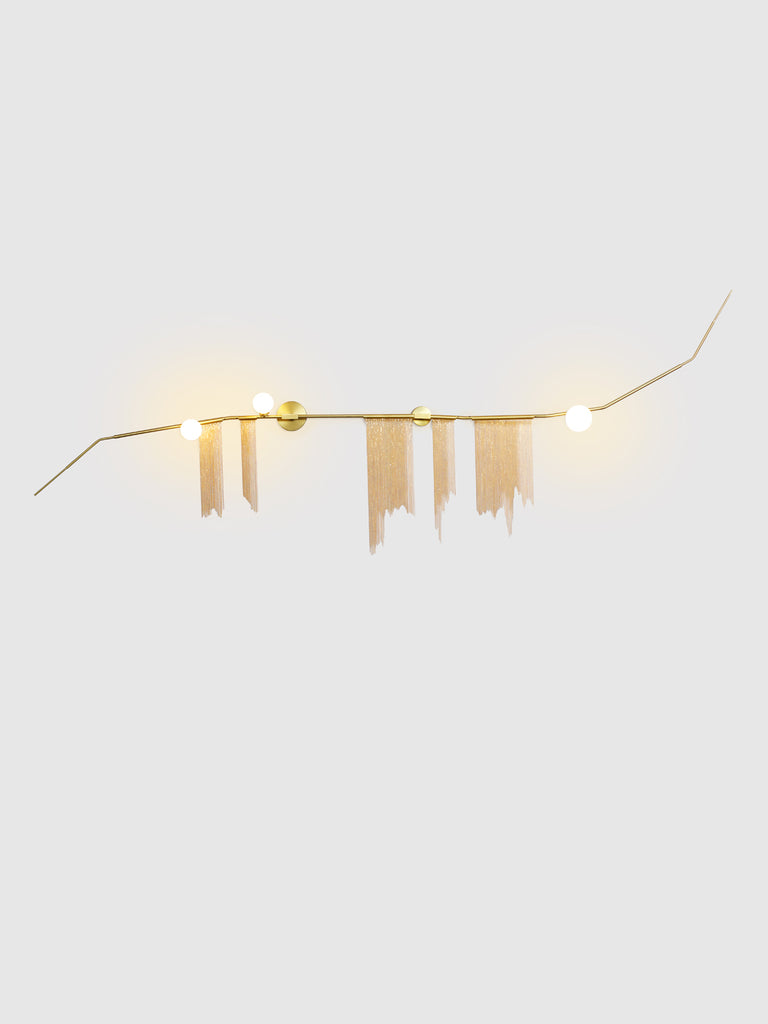 Cherry Bomb Fringe 3-Light Designer Wall Light | Buy Luxury Wall Lights Online India