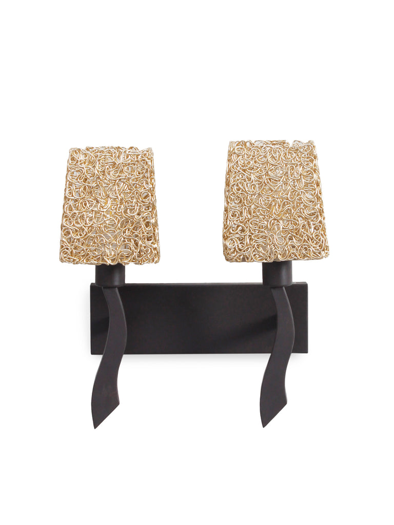 Dorina LED 2-Lamp Vintage Wall Lamp| Buy Luxury Wall Lights Online India