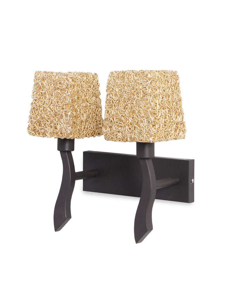 Dorina LED 2-Lamp Vintage Wall Lamp| Buy Luxury Wall Lights Online India