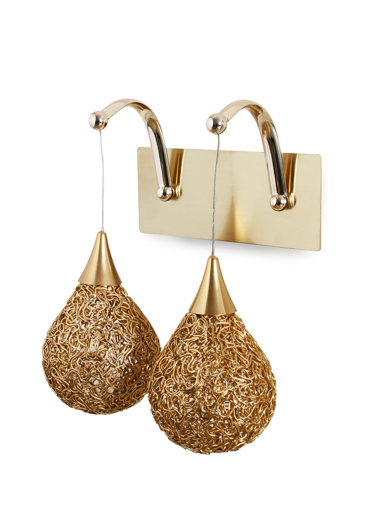 Golden Drop LED Wall Light | Buy LED Wall Lights Online India