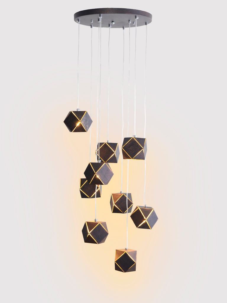 Eldren 10-Lamp Cluster chandeliers Light - Jainsons Emporio