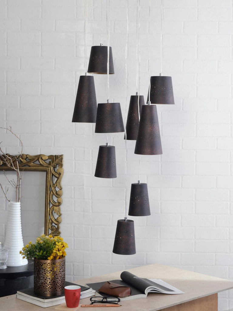 Kyler Black Multi Light Chandelier | Buy Modern Chandeliers Online India