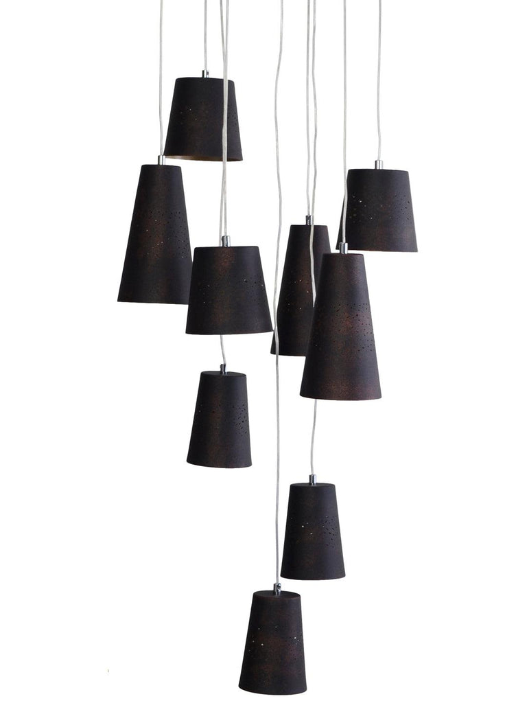 Kyler Black Multi Light Chandelier | Buy Modern Chandeliers Online India