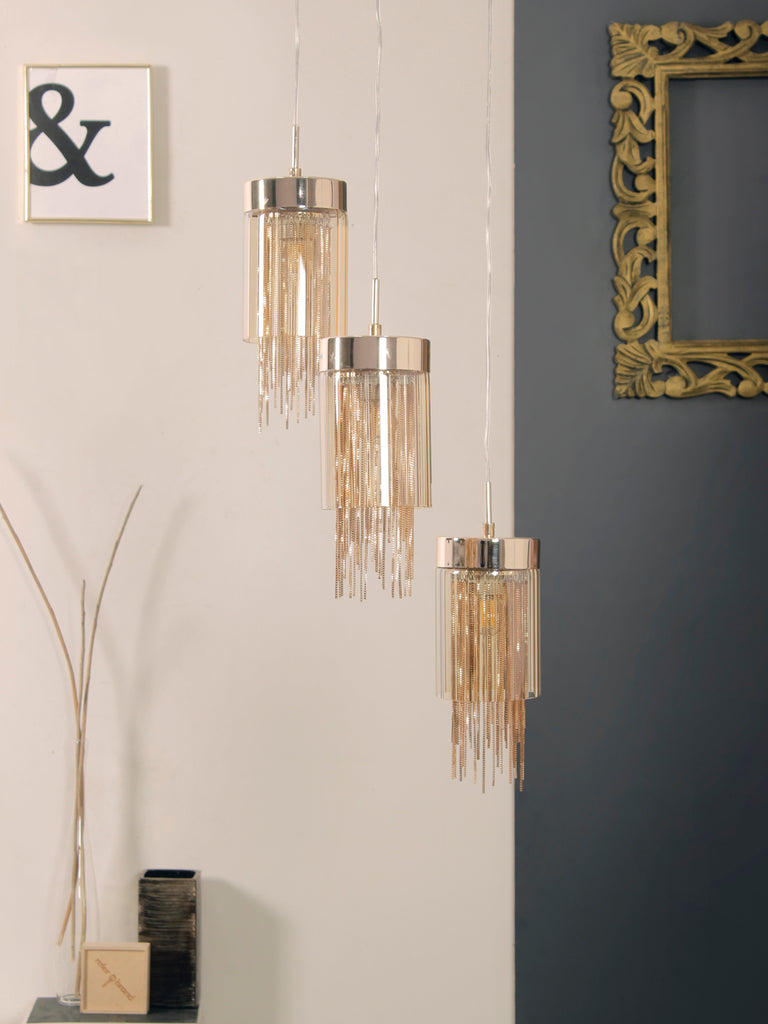Shelvy LED 3-Light Hanging Light | Buy LED Hanging Lights Online India