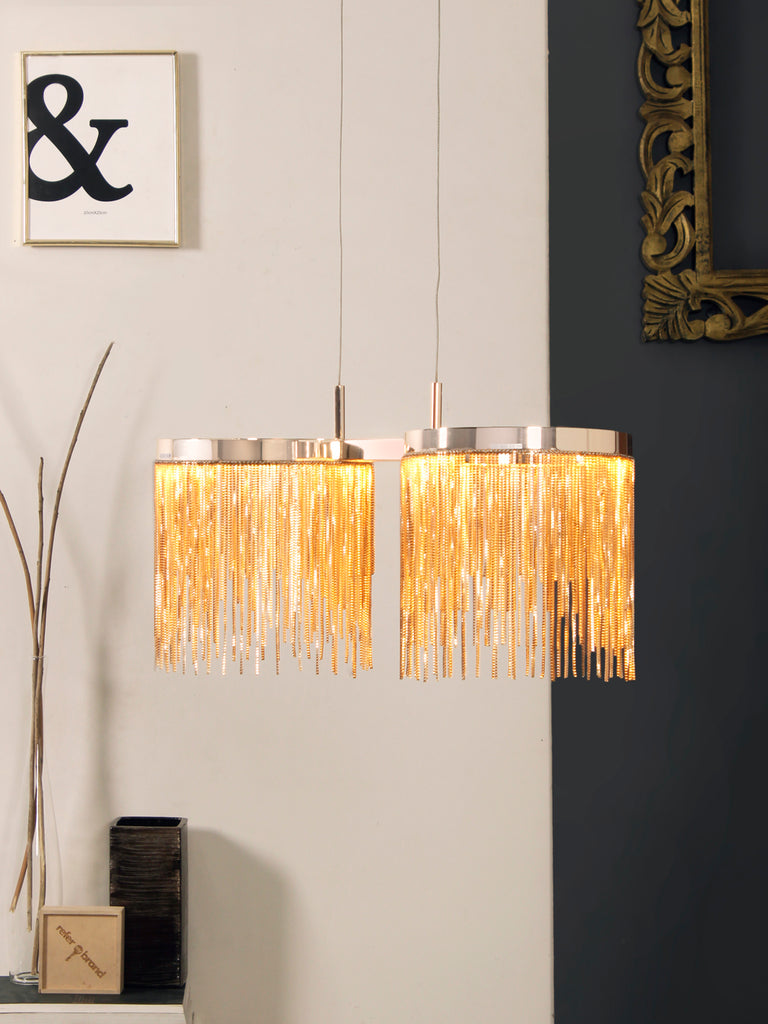 Debina Chain LED Doulbe Suspension Lamp - Buy LED Hanging Lights Online India