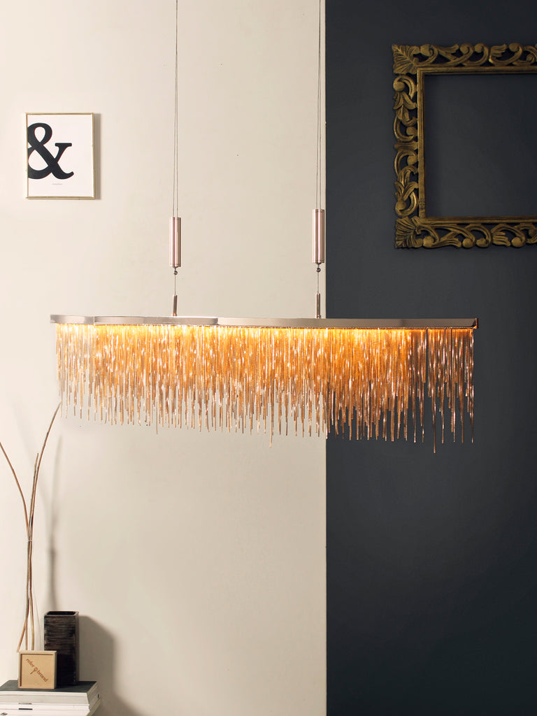 Debina Chain LED Chandelier | Buy LED Chandeliers Online India