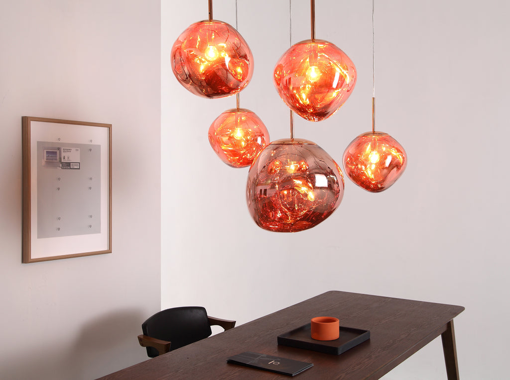 Melt Copper | Buy LED Hanging Lights Online in India | Jainsons Emporio Lights