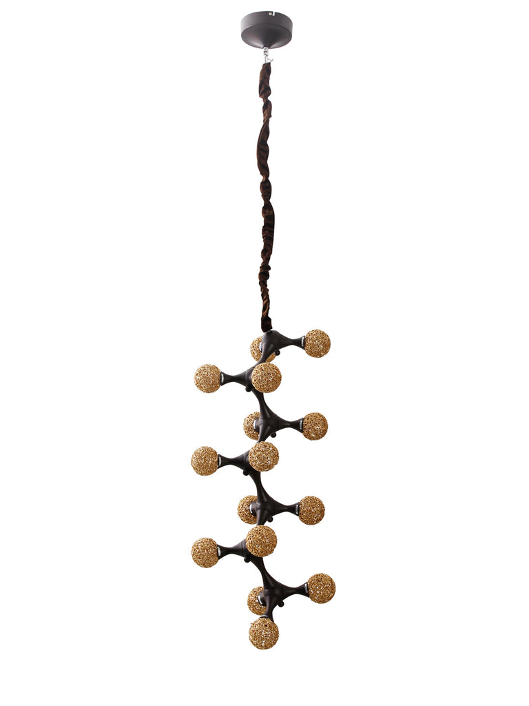 Goldmesh Tall LED Chandelier | Buy LED Chandeliers Online India