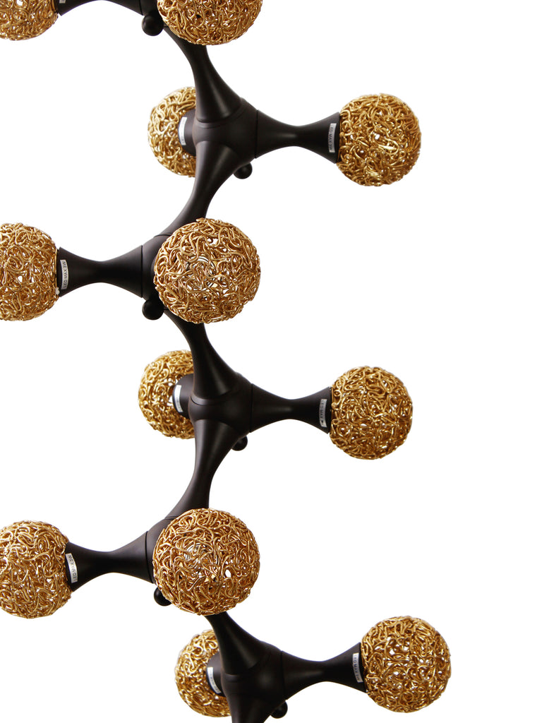Goldmesh Tall LED Chandelier | Buy LED Chandeliers Online India