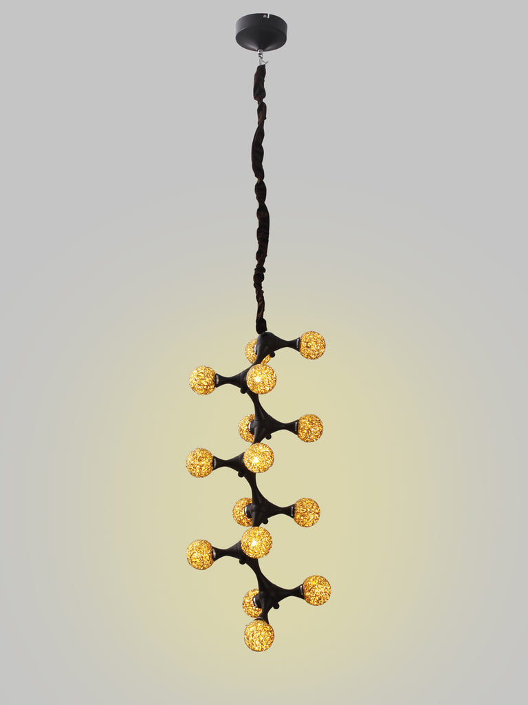 Goldmesh Tall LED Chandelier | Buy LED Chandeliers Online India