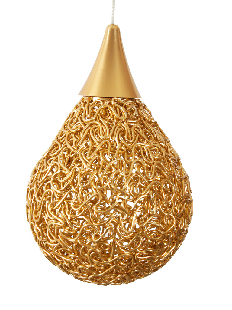 Golden Drop LED Pendant Lamp | Buy LED Hanging Lights Online India