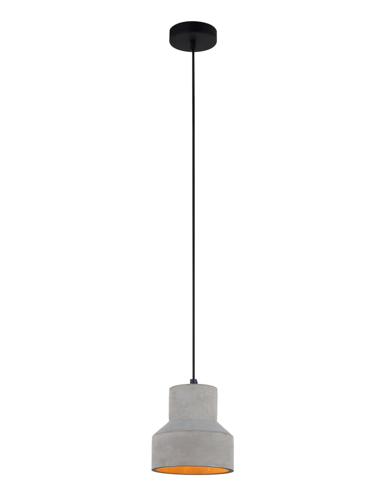 Zyrian Grey Concrete Pendant Lamp | Buy Industrial Hanging Lights Online India