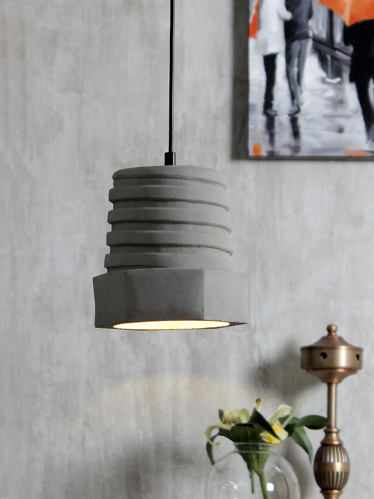 Sufian Concrete Pendant Lamp |Buy Luxury Hanging Lights Online India