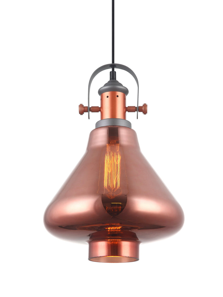 Regian Copper Glass Pendant Lamp | Buy Luxury Hanging Lights Online India