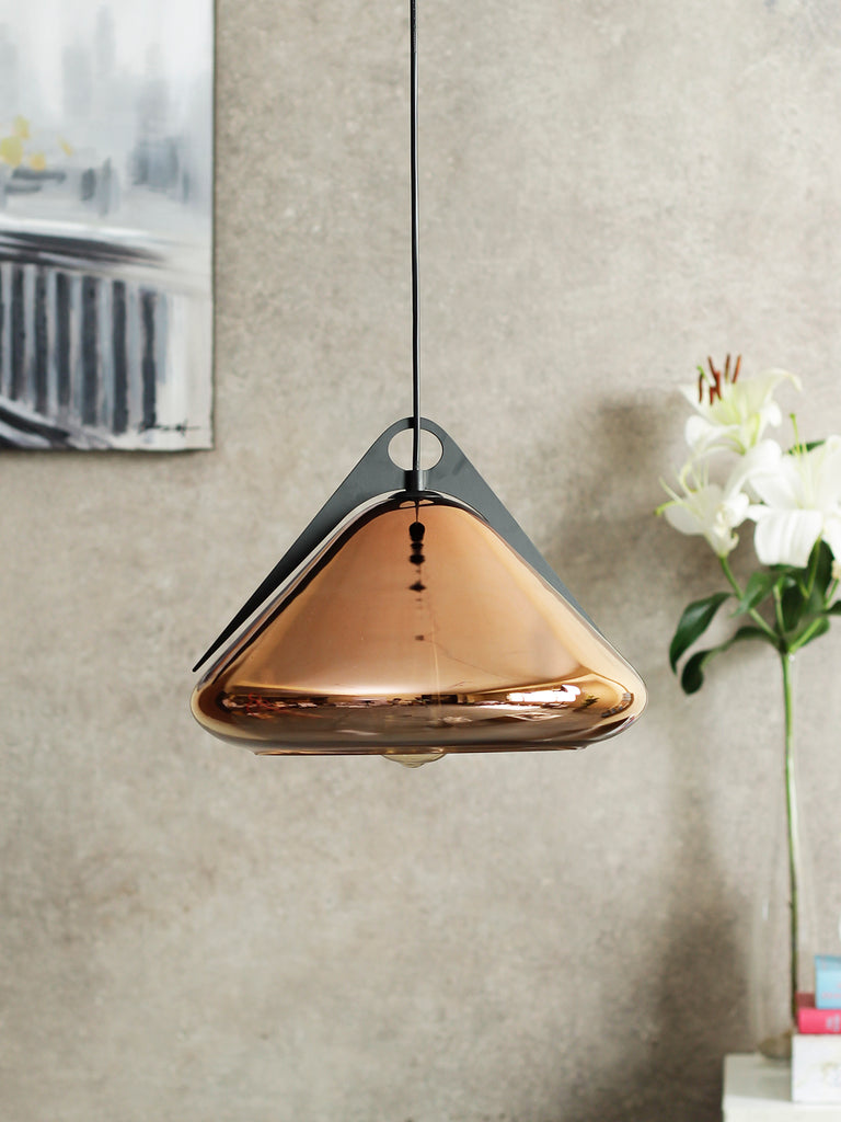 Radian Copper Pendant Light | Buy Luxury Hanging Lights Online India