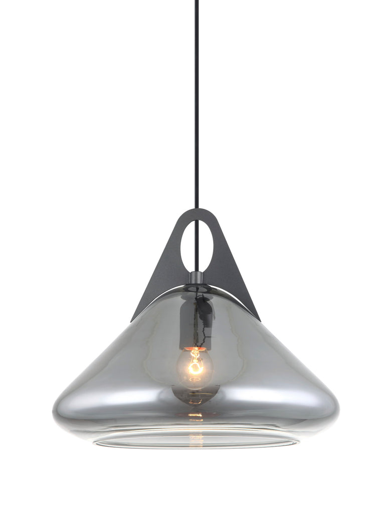 Radian Chrome Glass Pendant Lamp | Buy Luxury Hanging Lights Online India