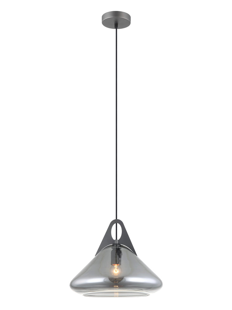 Radian Chrome Glass Pendant Lamp | Buy Luxury Hanging Lights Online India