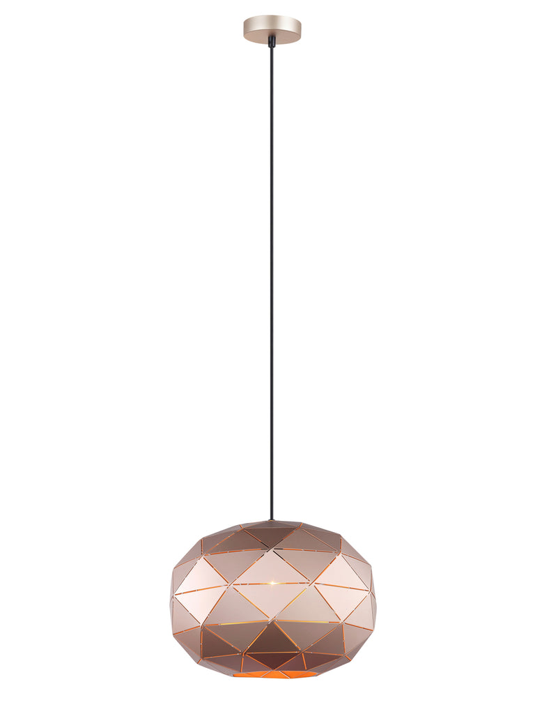Glorian Copper Pendant Lamp | Buy Modern Hanging Lights Online India