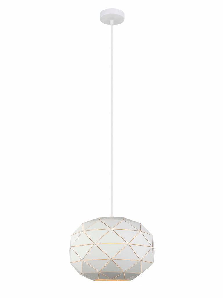 Glorian White Pendant Lamp | Buy Modern Hanging Lights Online India