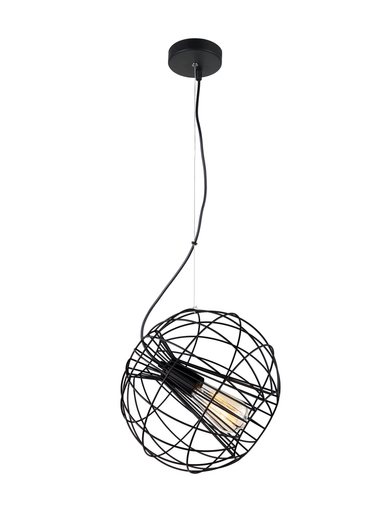 Skora Black Industrial Cage Pendant Lamp | Buy Luxury Hanging Lights Online India