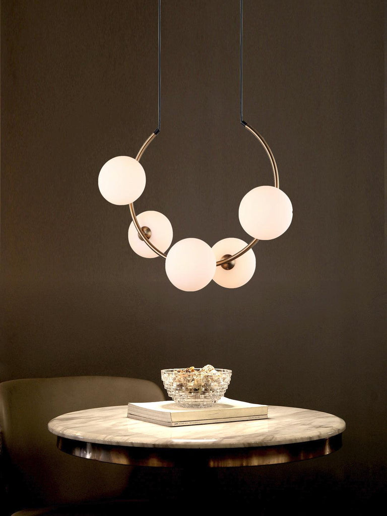 Vector Globes Gold Hanging Light | Buy Modern Ceiling Lights Online India