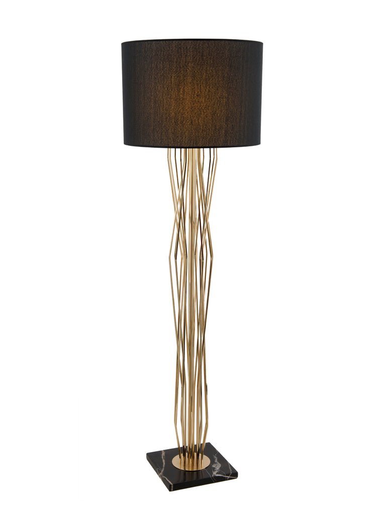Terera Black Gold Floor Lamp | Buy Luxury Floor Lamps Online India