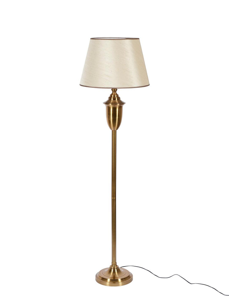 Marc White Gold Floor Lamp | Buy Traditional Floor Lamps Online India