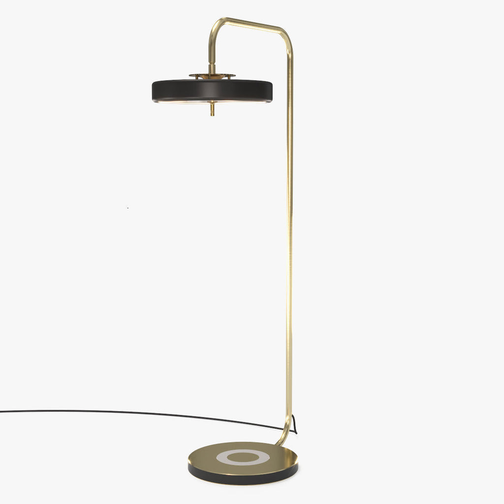 Revolve Black Gold Floor Lamp | Buy Modern Floor Lamps Online India